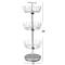Household Essentials 38" Silver 3-Tier Revolving Shoe Tree